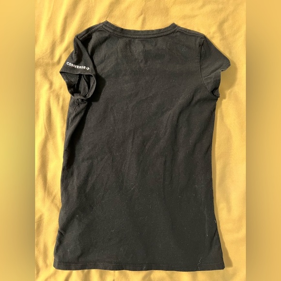 Converse t Shirt girls size Medium (10-12yrs ) black - Picture 11 of 12